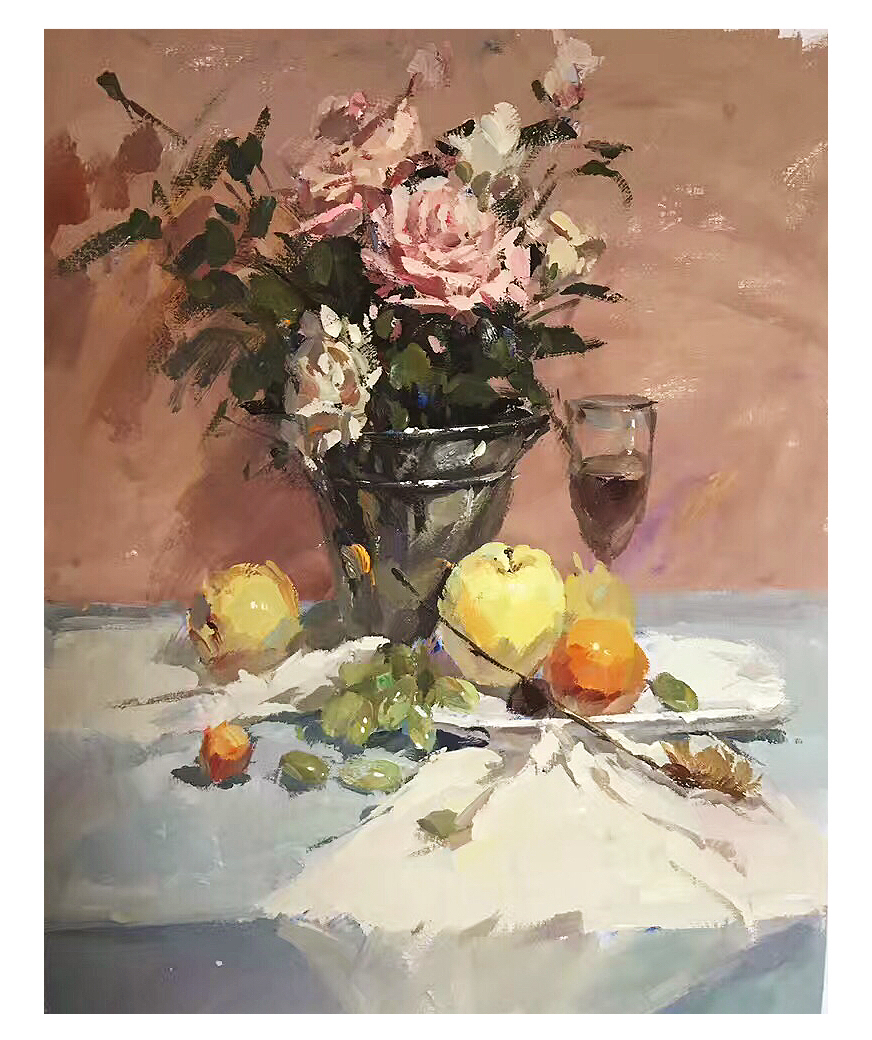 北京畫室色彩靜物花瓶范畫作品賞